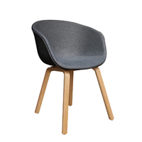 Oreo Hospitality Chair with Timber Frame